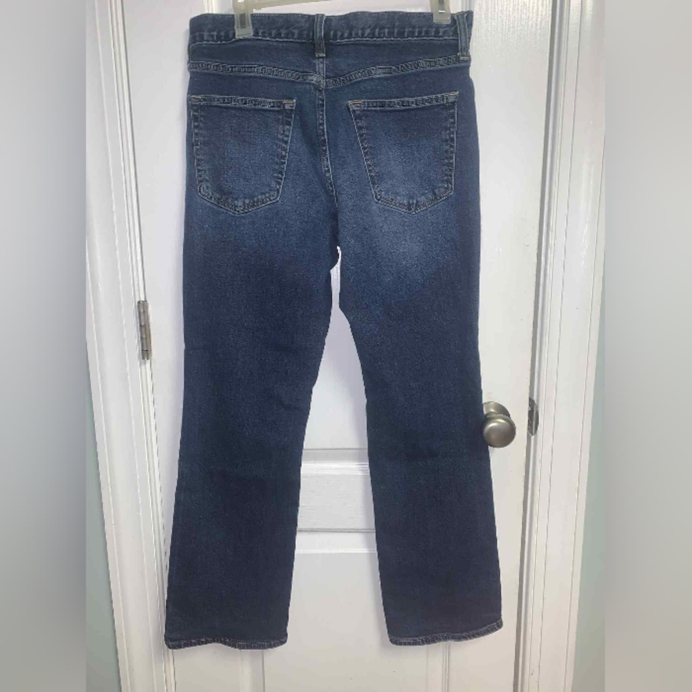 Classic Old Navy Blue Men's 31 X 30 Jeans Boot cut Dark Wash Cowboy